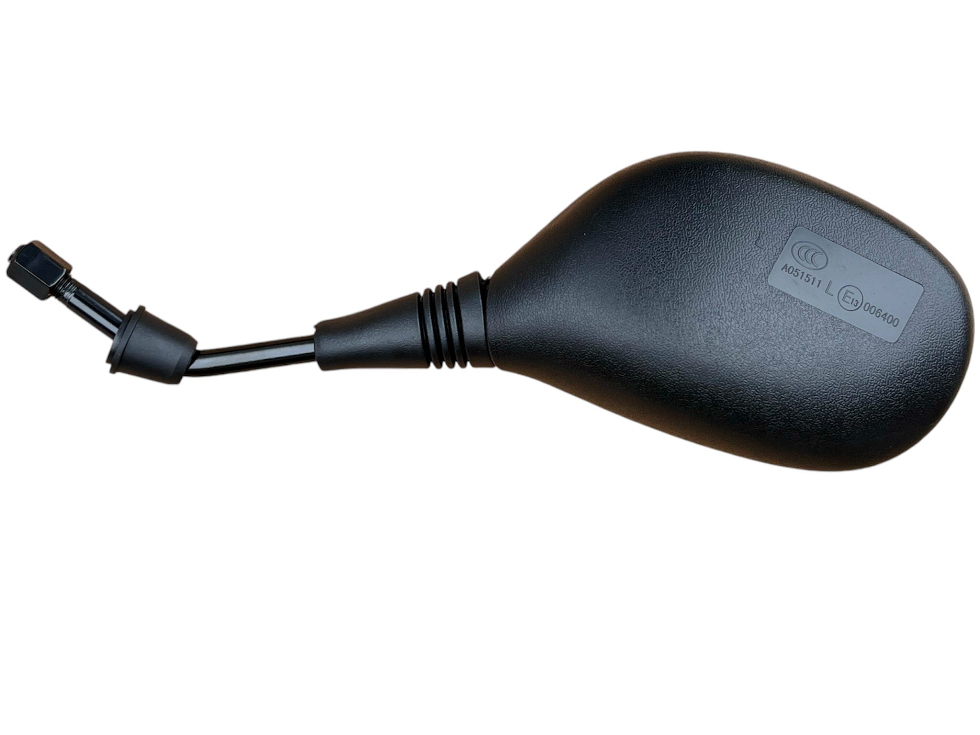 10MM/M10 BLACK MOTORCYCLE MIRROR PAIR CLASIC UNIVERSAL REAR VIEW LEFT & RIGHT