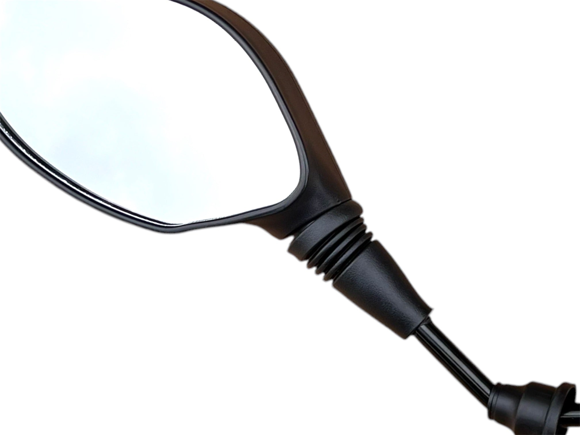 10MM/M10 BLACK MOTORCYCLE MIRROR PAIR/SET UNIVERSAL BIKE REAR VIEW LEFT & RIGHT