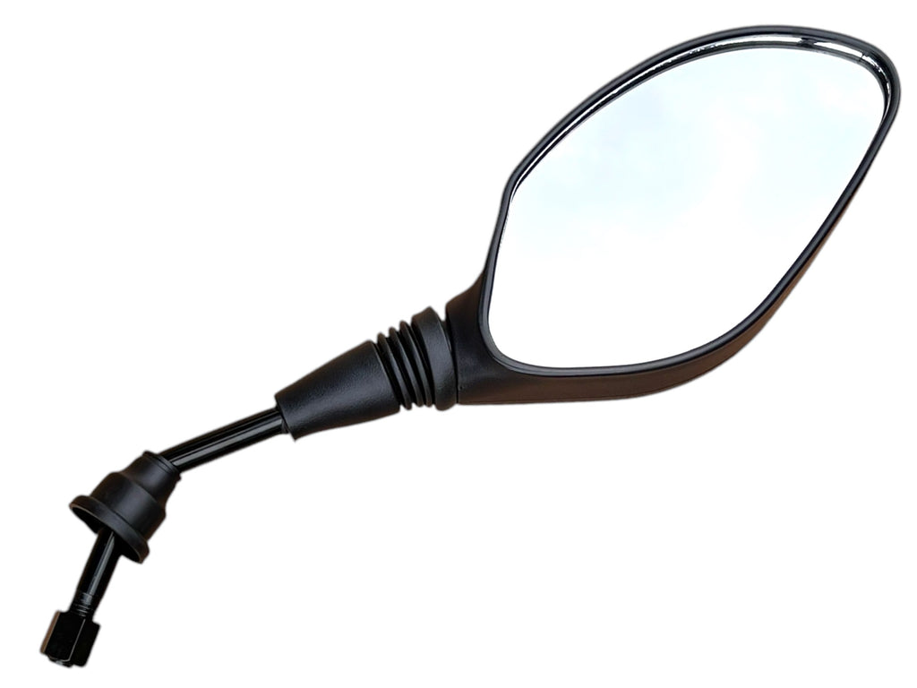 10MM/M10 BLACK MOTORCYCLE MIRROR PAIR/SET UNIVERSAL BIKE REAR VIEW LEFT & RIGHT